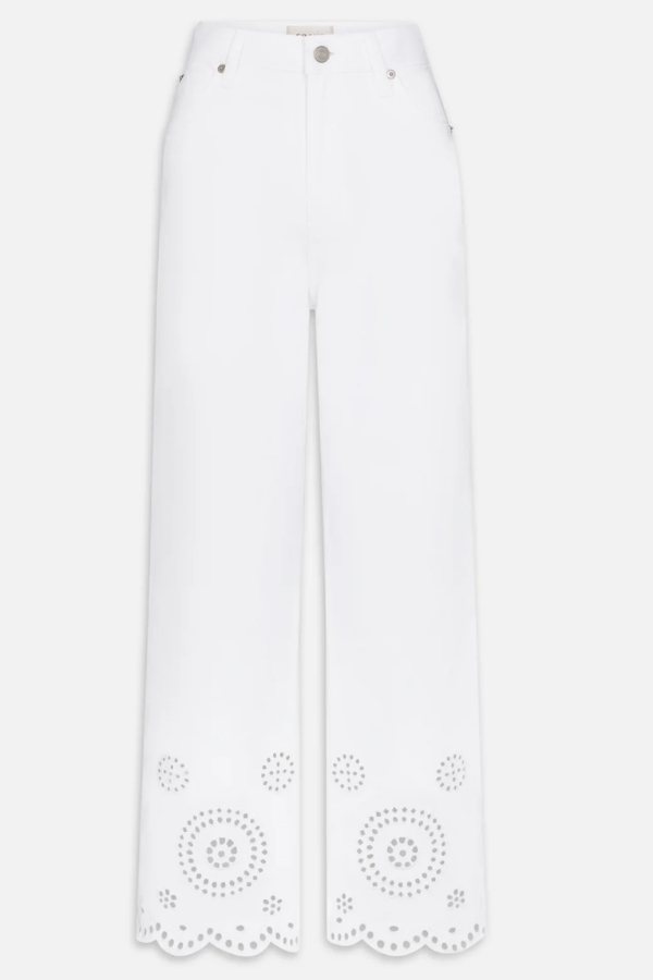 Eyelet Wide Jean