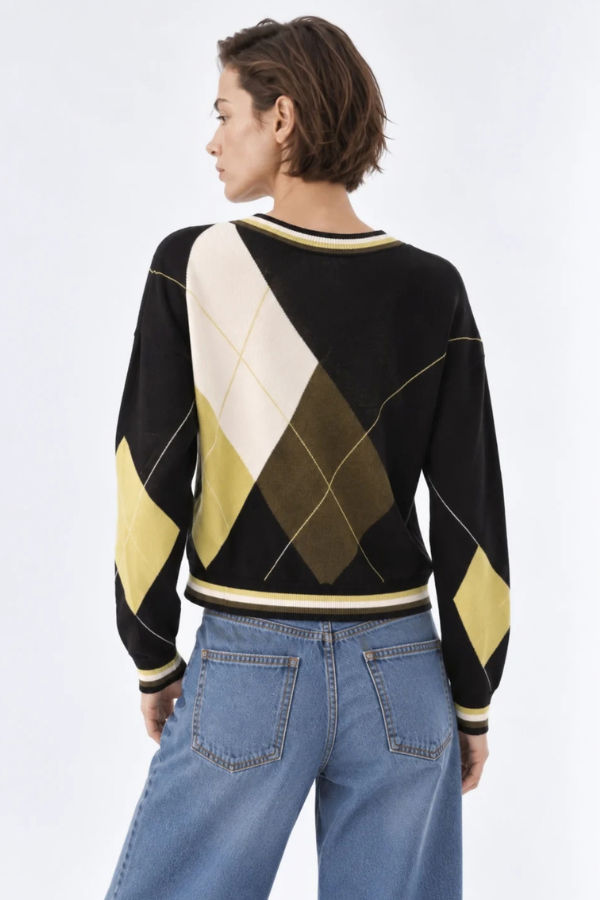 Argyle Cardigan