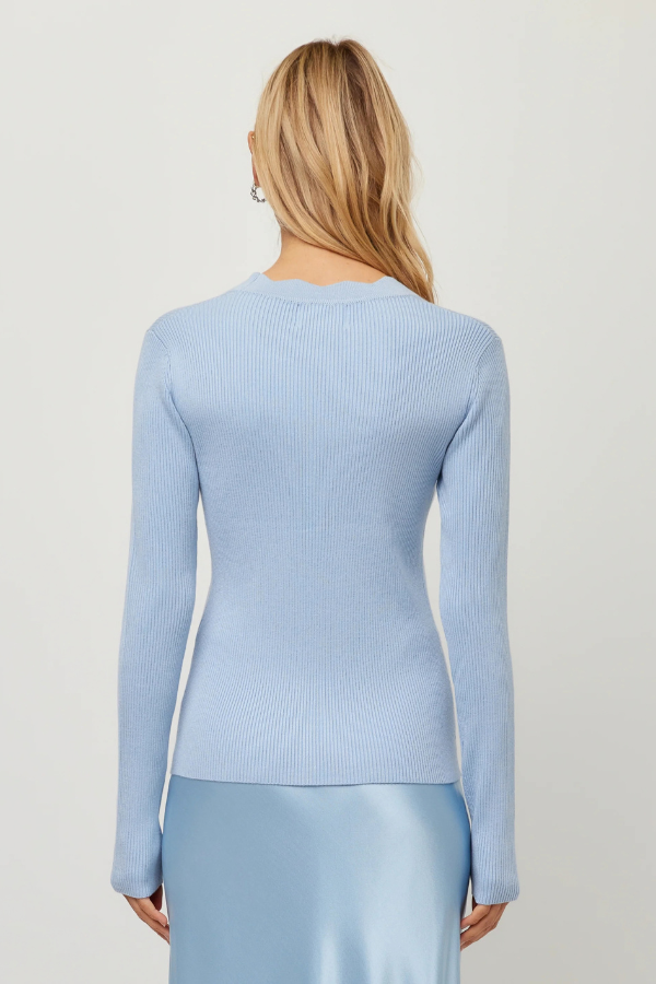 Bliss Scallop Edge Cardi