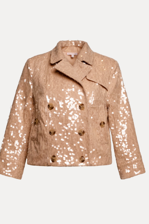 Sequin Moto Jkt