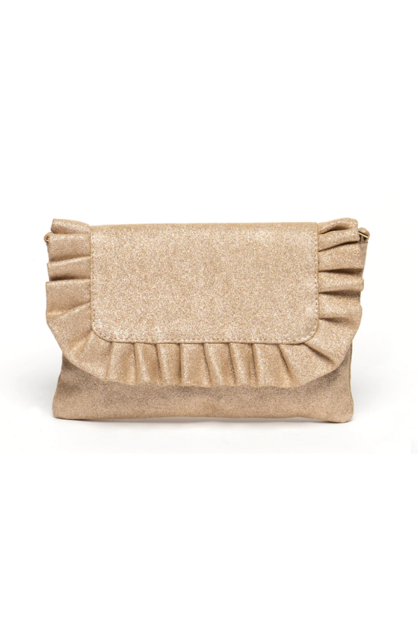 Ruffle clutch discount