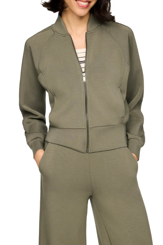 Pintuck Track Jacket