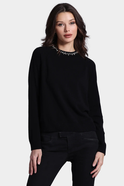 Raglan Crew Jewel Neck