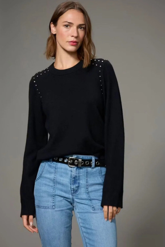 Studded Crew Neck