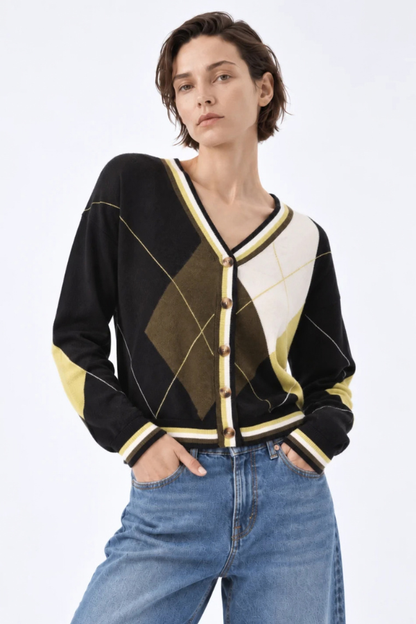 Argyle Cardigan
