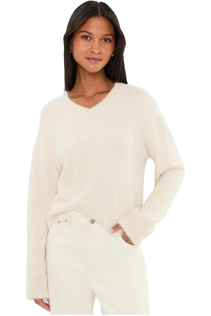 Feather V-Neck