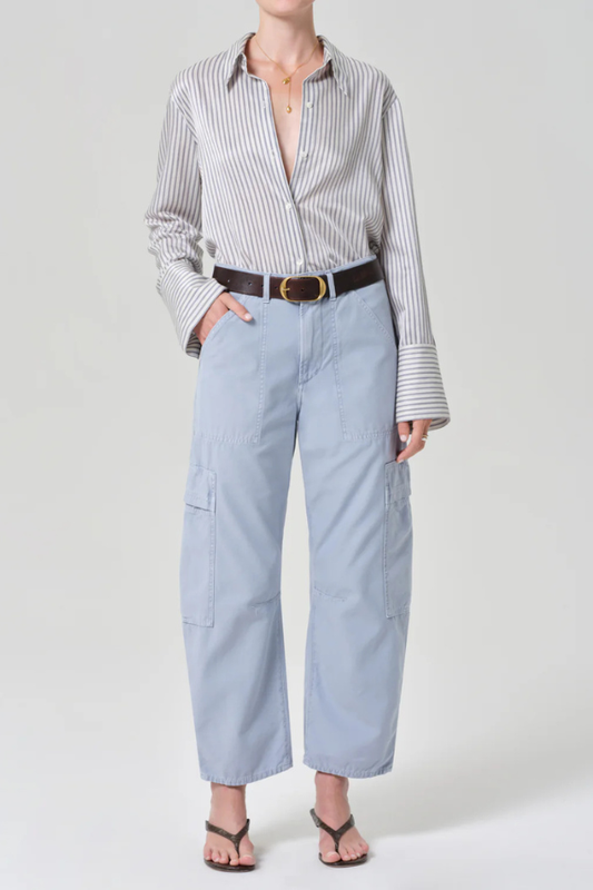 Marcelle Low Slung Cargo Sateen