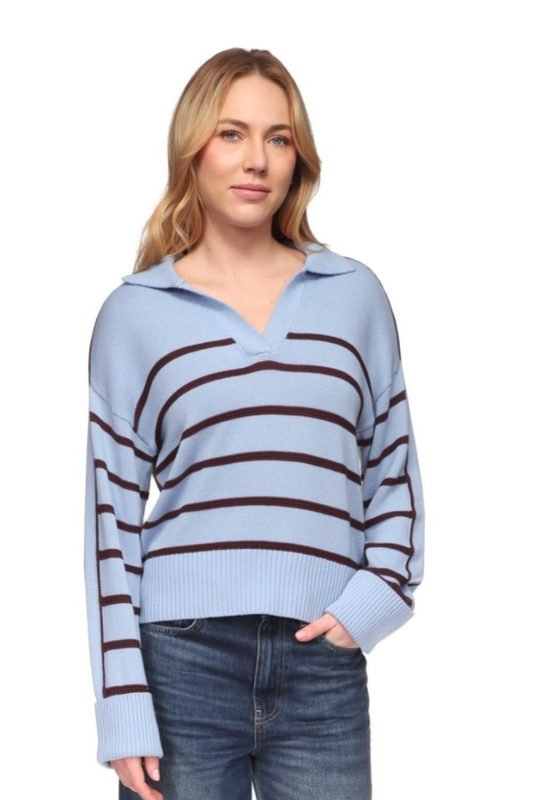 Links Stripe Polo