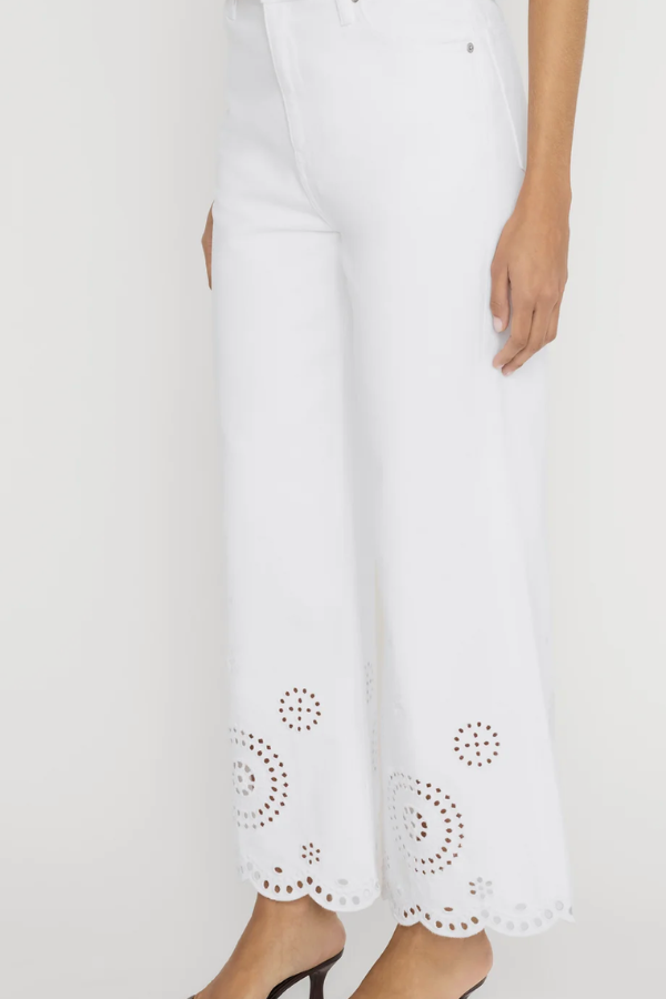 Eyelet Wide Jean