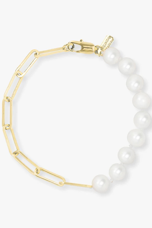 Pearl & Gld Brac