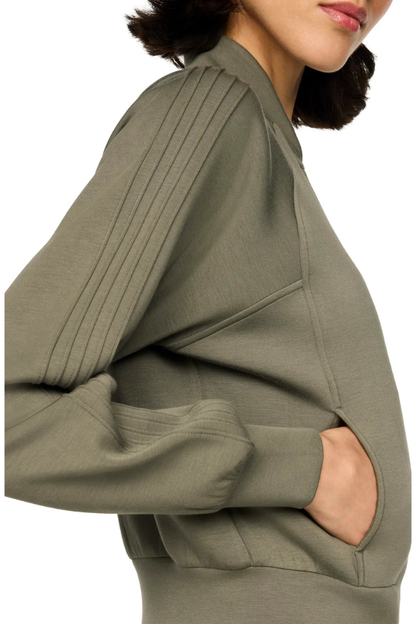 Pintuck Track Jacket
