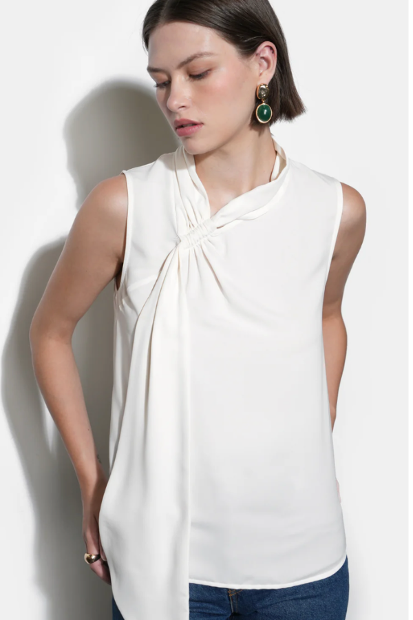 Paige Scarf Neck Blouse