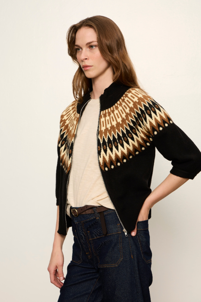 Fairisle Zip Up