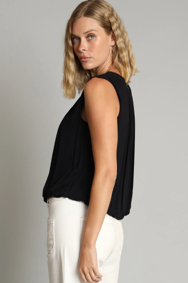 Yummy Crepe Bubble Top