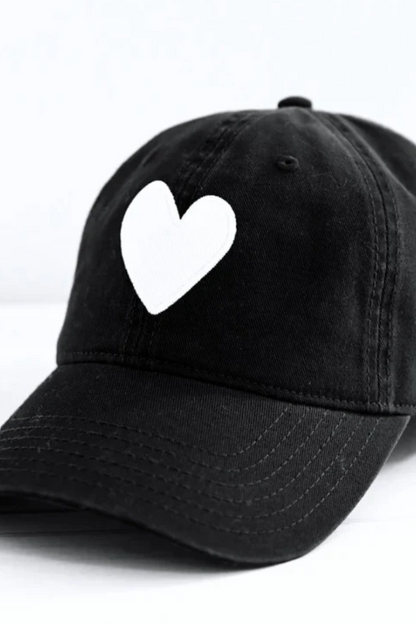 Baseball Hat Heart