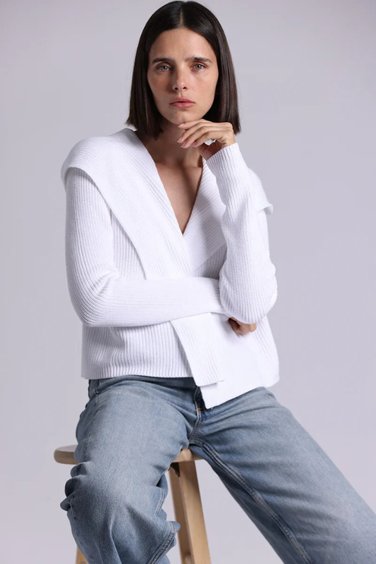 Shaker Hooded Cardi