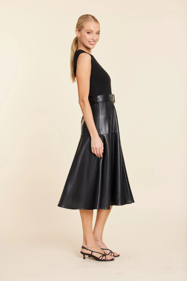 VL Full Circle Skirt Midi Dress
