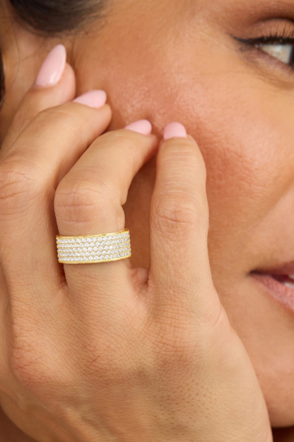 Slick Pave Ring