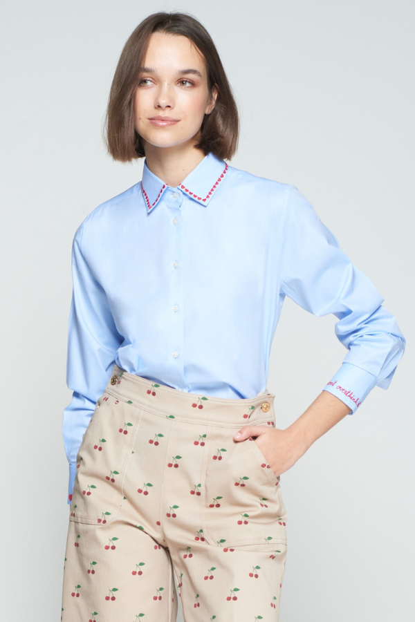 Blouse W/Hearts