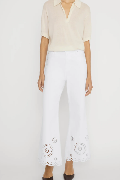 Eyelet Wide Jean