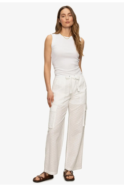 Ribbed Ruched tank