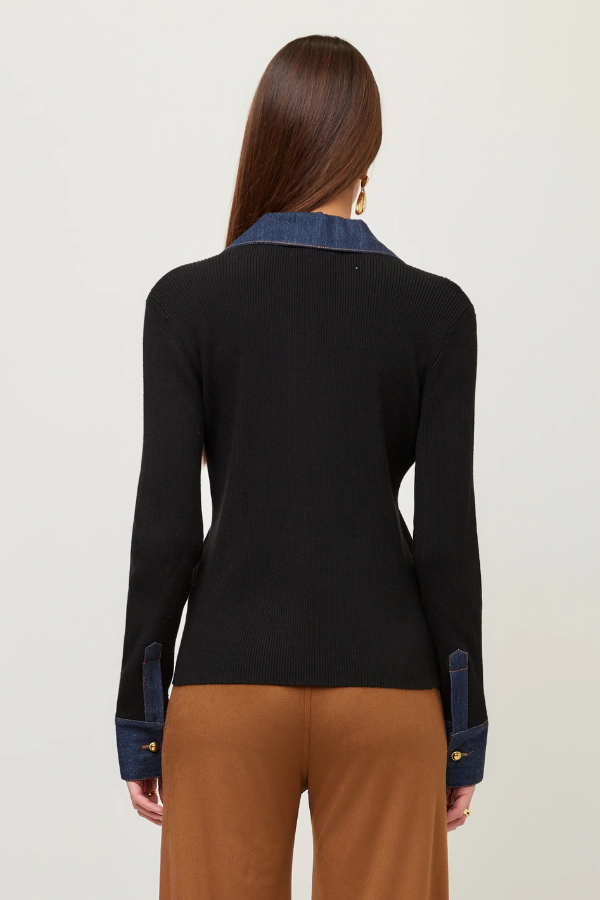 Denim Sweater
