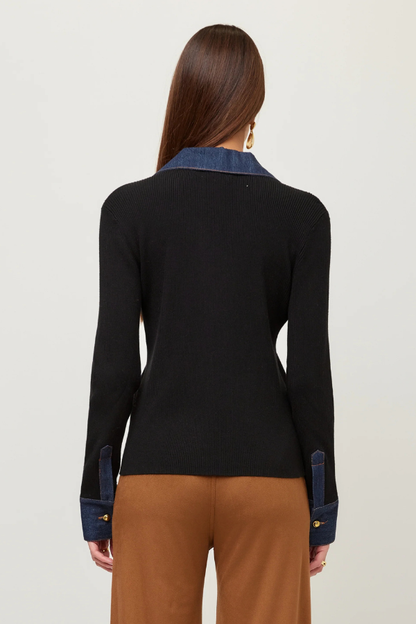 Denim Sweater