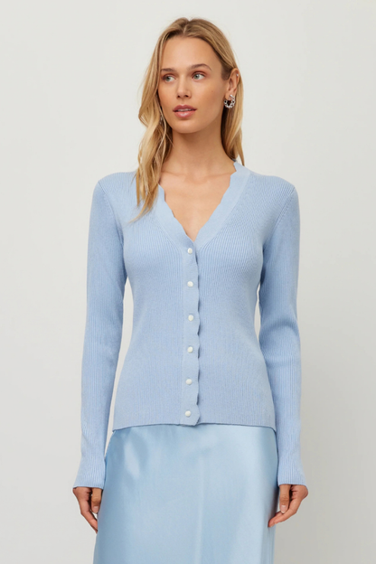 Bliss Scallop Edge Cardi