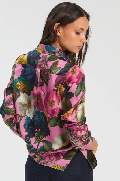 Floral Silk Blouse