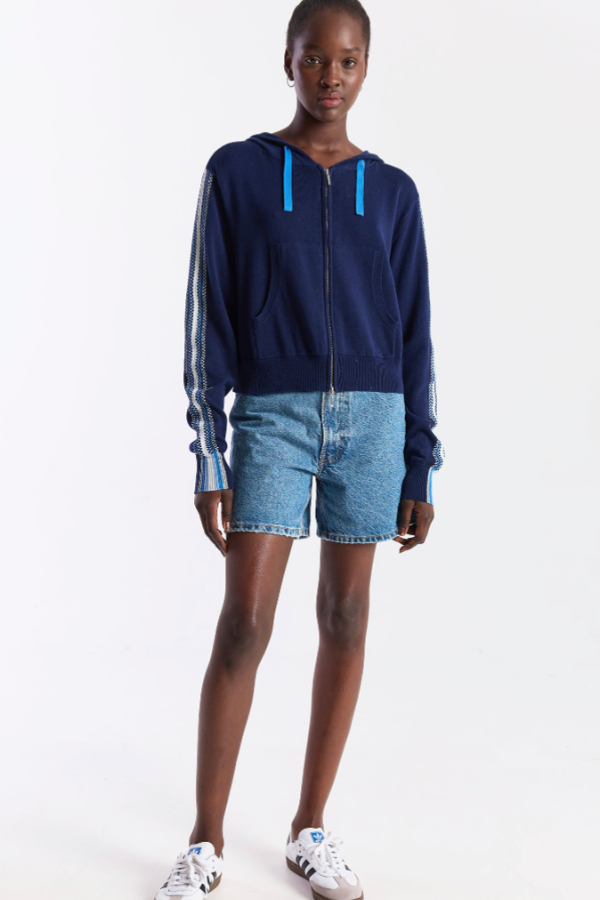 Geo Sleeved Hoodie