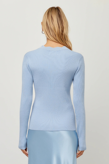 Bliss Scallop Edge Cardi