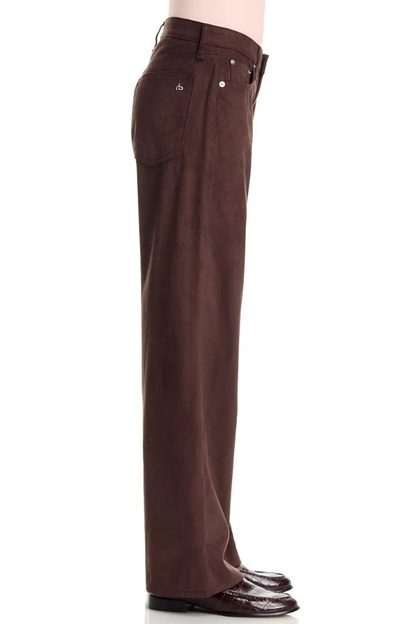 Faux Suede Cam Straight