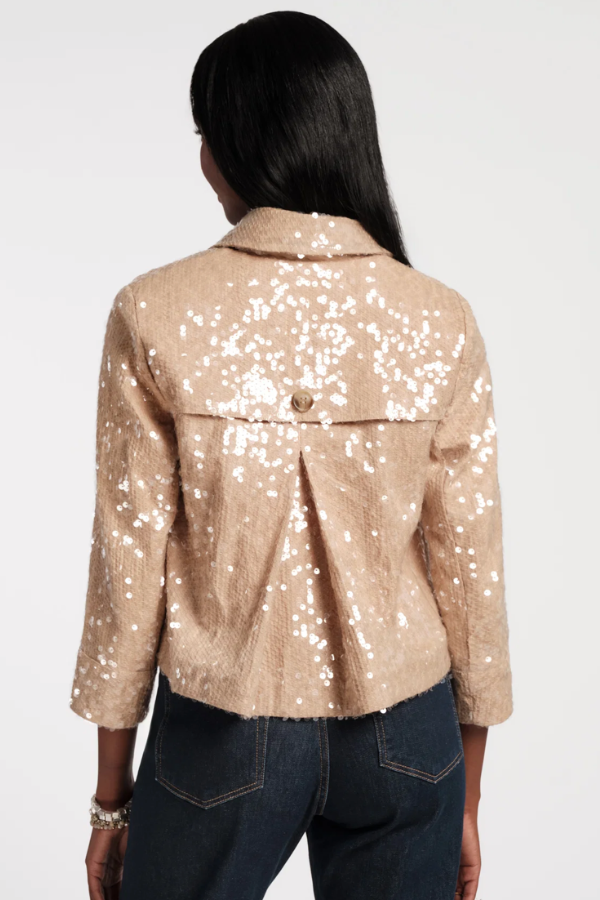 Sequin Moto Jkt