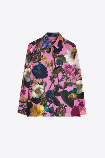 Floral Silk Blouse