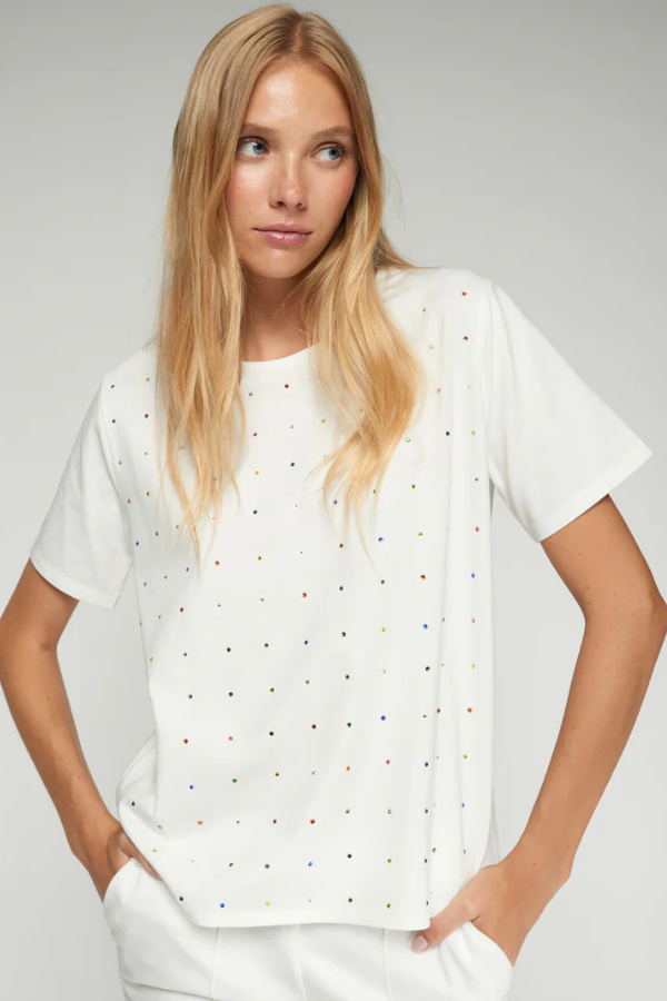 Tee W/Rhinestones