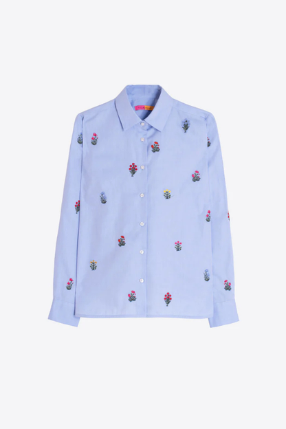 Blouse W/Flowers