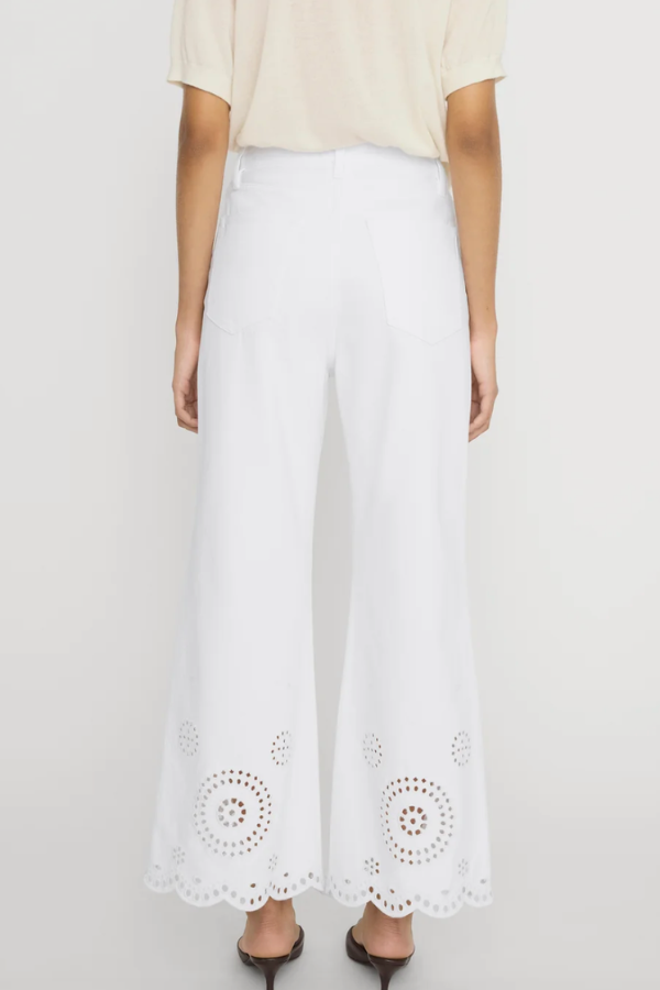 Eyelet Wide Jean