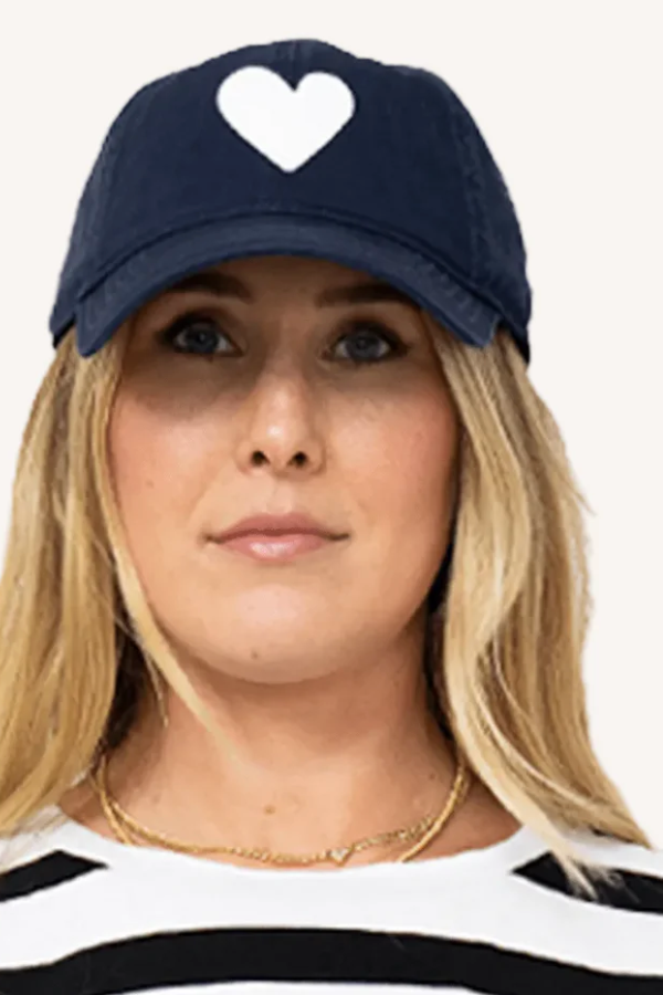 Baseball Hat Heart