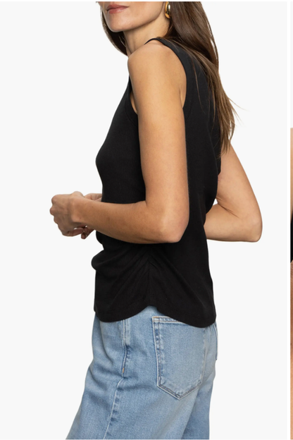 Ribbed Ruched tank