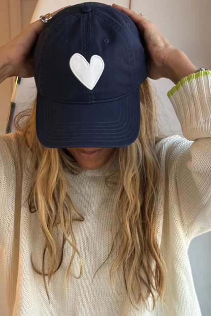 Baseball Hat Heart