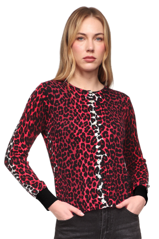 Lisa Leopard Cardi