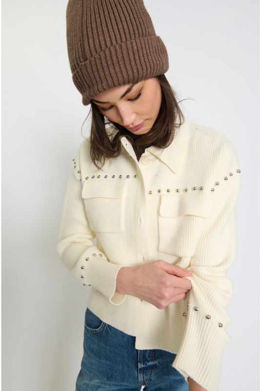 Felix Studded Sweater Jkt