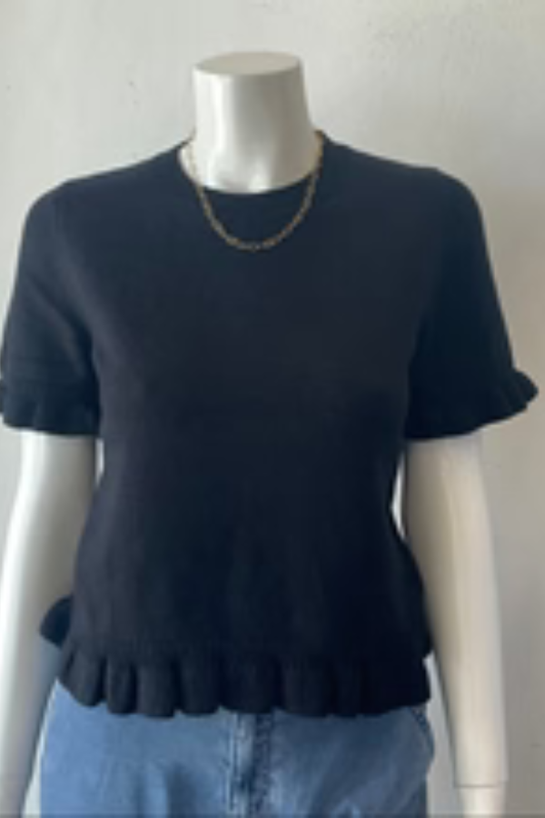 SS Ruffle Sweater