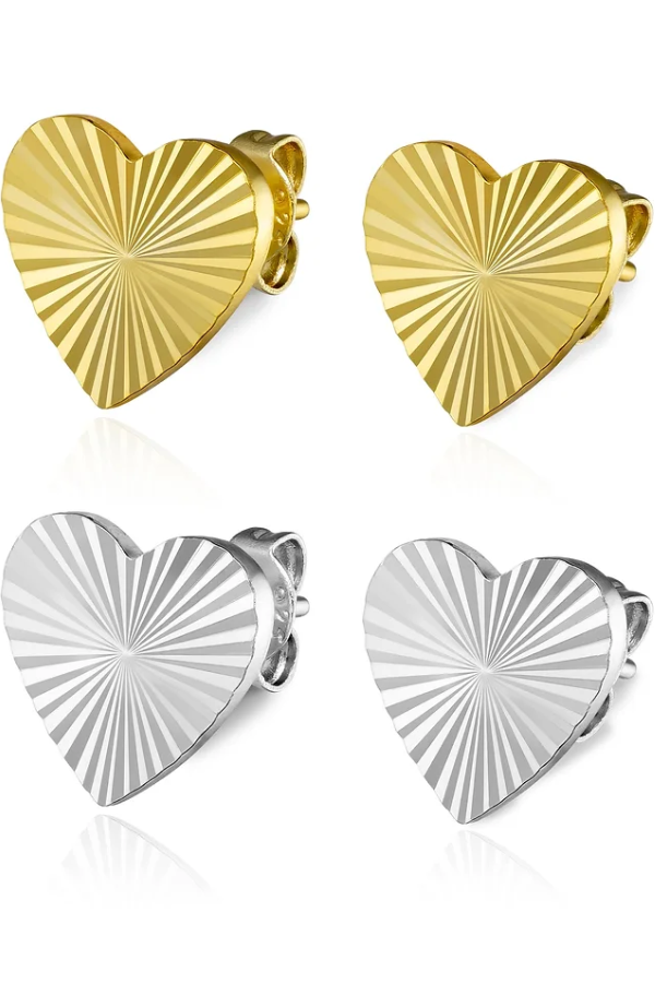 Heart Studs