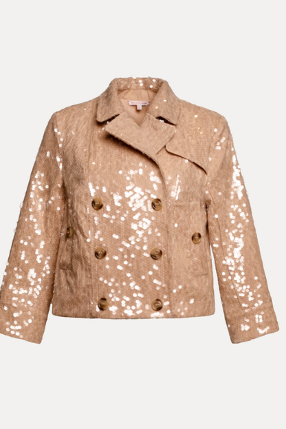 Sequin Moto Jkt